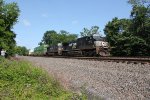 NS 9970 on the point of train 28X at milepost 116, Cove PA